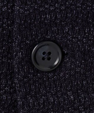 GOTAIRIKU テーラード設計【洗える】ニット カーディガンジャケット ネイビー系