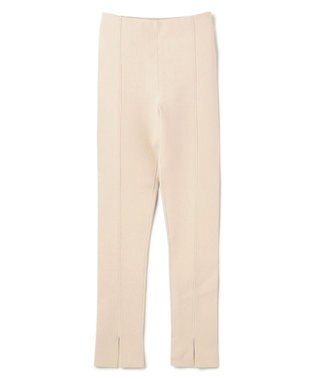 uncrave 【洗える】スムースニット レギンス（uncrave WHITE） エクリュ