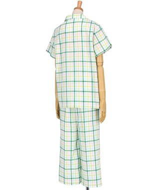 tsumori chisato SLEEP ツモリチサト パジャマ 4分袖 9分丈 綿混(本体) ローン素材 レディース UDT155 /ワコール メロン