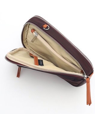 Y'SACCS 【大人のおしゃれ手帖11月号掲載】本上まなみ×Y'SACCS 　ウォレットポシェット ワイン