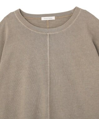 Green Parks ピグメントフリルカットプルオーバー Brown