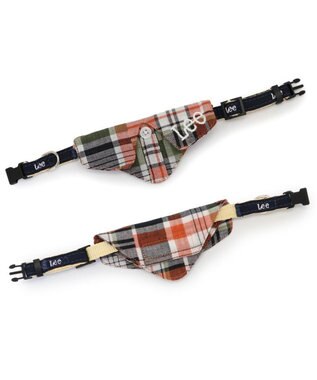 PET PARADISE Lee チェック襟付 首輪 Ｓ 小型犬 マドラスチェック