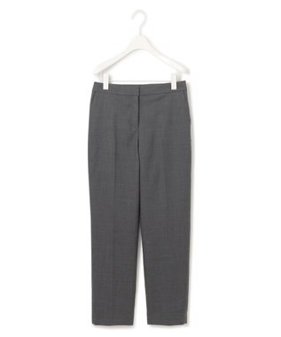 ICB 【セットアップ対応】ウールストレッチ テーパードパンツ チャコール系