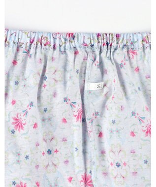 WACOAL パジャマ 長袖 長ズボン 綿100%(本体) 天竺素材 ミントン レディース NDX563 /ワコール サックス