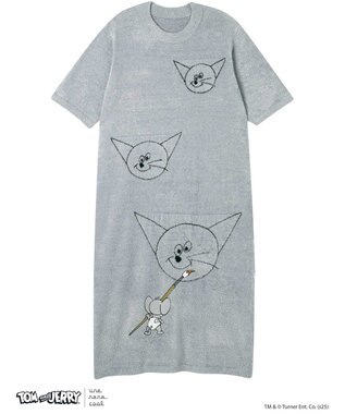 une nana cool トムとジェリー × une nana cool なめらかふわふわワンピース GY