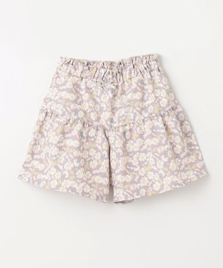 ANY KIDS 総柄フリル キュロット ラベンダー×マーガレット