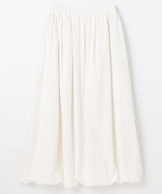 ANY L 【撥水/ウエストゴム】バルーンスカート ホワイト