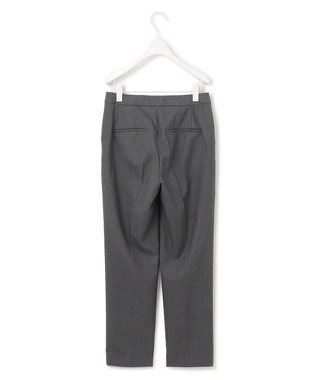 ICB 【セットアップ対応】ウールストレッチ テーパードパンツ チャコール系