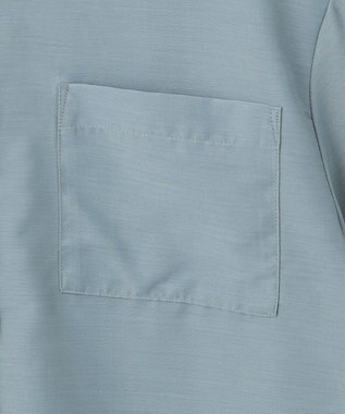 ANY シアーテックリネンシャツ ブルー