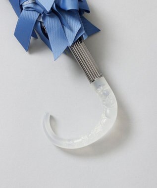 AURORA 【 JILL STUART（ジル スチュアート）】・WEB限定・　リボン付き晴雨兼用パラソル(長傘) サックス