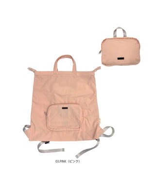 ROOTOTE 1065【パッカブル】LT.セオルー.メッケル.ルミエ-A 03：ピンク