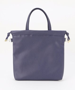 ANY 巾着バッグ ネイビー