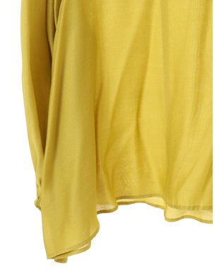 AMERICAN HOLIC 袖ボリュームシアーブラウス Yellow
