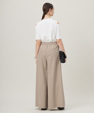 ICB 【接触冷感・UVカット・洗える】 VIS/NYハイゲージ デザインプルオーバー オフホワイト系