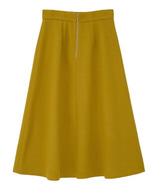 YECCA VECCA メルトンジャージーAラインスカート Yellow