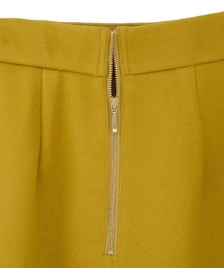 YECCA VECCA メルトンジャージーAラインスカート Yellow