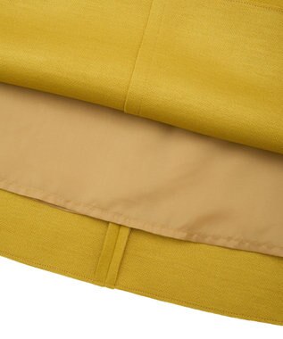 YECCA VECCA メルトンジャージーAラインスカート Yellow