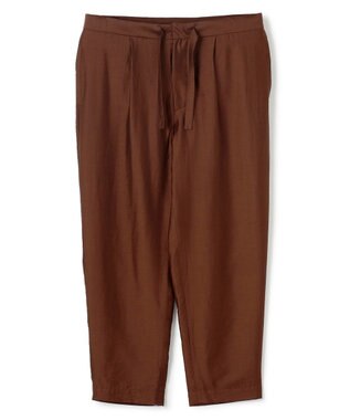 UNFILO MENS 【OCEANS web / YouTube 掲載】ライトウェイトシアー イージーテーパードパンツ ダークブラウン