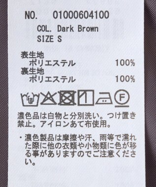 earth music&ecology バックレースアップスカート Dark Brown
