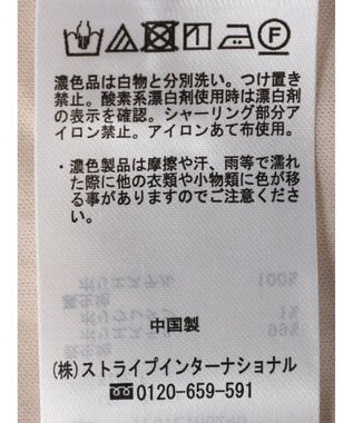 earth music&ecology ボリュームスリーブＣｈｅｃｋワンピース Beige