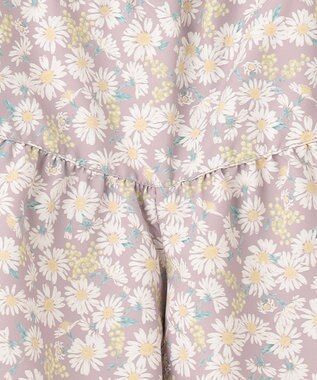 ANY KIDS 総柄フリル キュロット ラベンダー×マーガレット