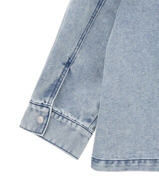 Green Parks デニムシャツブルゾン Light Indigo