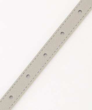 ANY 【大好評につき新色登場】リバーシブルメタルベルト グレー