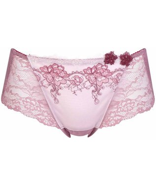 WACOAL サニタリーショーツ 【リボンブラ 胸もとフィットながもち】 BXD409とペア はきこみ丈あさめ ナプキンがズレにくい 生理用ショーツ ボーイレングス レディース PXD309 /ワコール