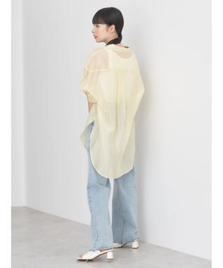 earth music&ecology ＢＩＧシアーシャツ Yellow