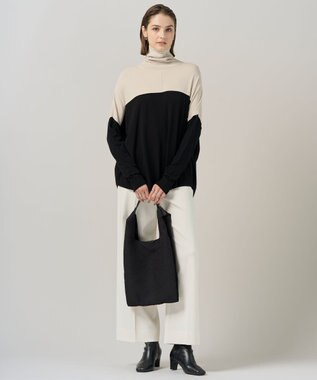 ICB 【WEB限定カラーあり】2WAYエコバッグ ブラックジャガード系