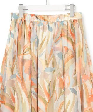 23区 S 【洗える】Ratti ペインティングプリント スカート マルチカラー