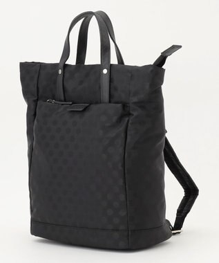 Y'SACCS ドットジャカード　トート型リュック ブラック