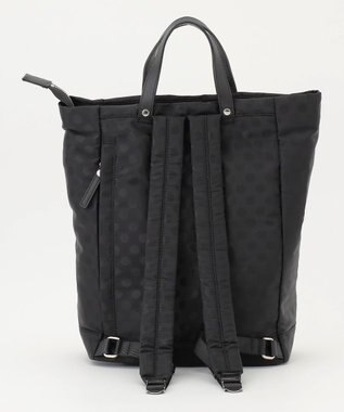 Y'SACCS ドットジャカード　トート型リュック ブラック