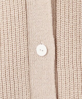 BEIGE， COME / ジレカーディガン Flax