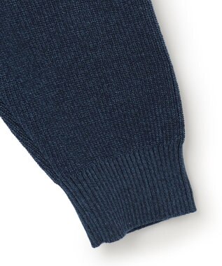 J.PRESS YORK STREET 【UNISEX】デニムルックカーディガン サックスブルー系