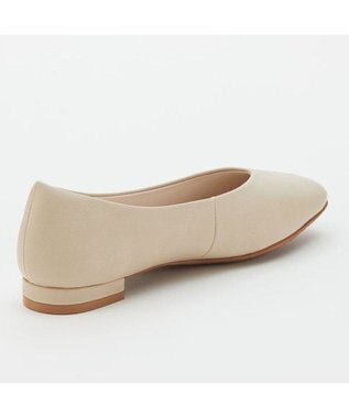 AcureZ Vカットフラットパンプス「母趾にやさしい美パンプス」 アイボリー