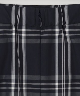 J.PRESS LADIES S 【洗える】コンパクトチェック スカート ネイビー系3
