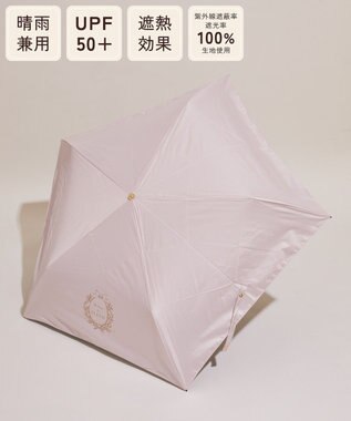 Maison de FLEUR 遮光&UV CUT 折りたたみ傘 Pink