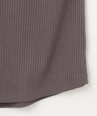 ANY L ベーシックタンクトップ チャコール