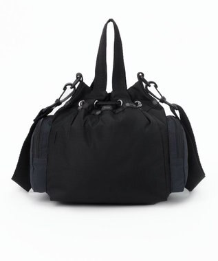 LeSportsac CONV DRAWSTRING CROSSBODY/ブラック/ドーブ/ディープシーブルー CB ブラック/ドーブ/ディープシーブルー CB