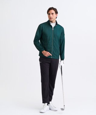 23区GOLF 【MEN】エアリージャージライトパンツ ブラック系