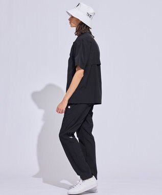PW CIRCULUS 【MEN】ダブルポケットサファリシャツ ゴルフ ブラック系