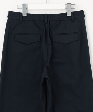 J.PRESS LADIES 20チノストレッチ ストレート パンツ ネイビー系