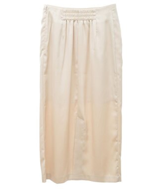 earth music&ecology フロントドロストリボンナロースカート Mint Green