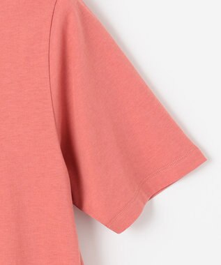 Feroux 【UVケア】バックペプラムチュニック Tシャツ ピンク系