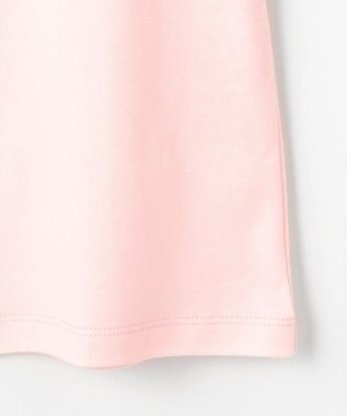 Feroux 【洗える・汗ジミが目立たない】デコルテチュール カットソー ピンク系