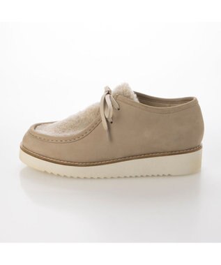 ing <ing>チロリアンシューズ ベージュコンビ