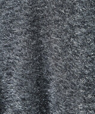 Green Parks シャギーギラギララメカーディガン Dark Gray