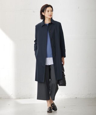 J.PRESS LADIES 【WEB限定カラーあり・洗える】T/Rアルガンシルク ワイド パンツ グレー系