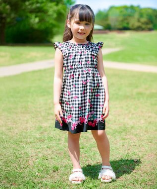 ANY KIDS チュールフリル サンダル エクリュ